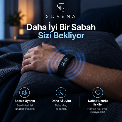 Sovena™ Sessiz Titreşimli Alarm Bandı